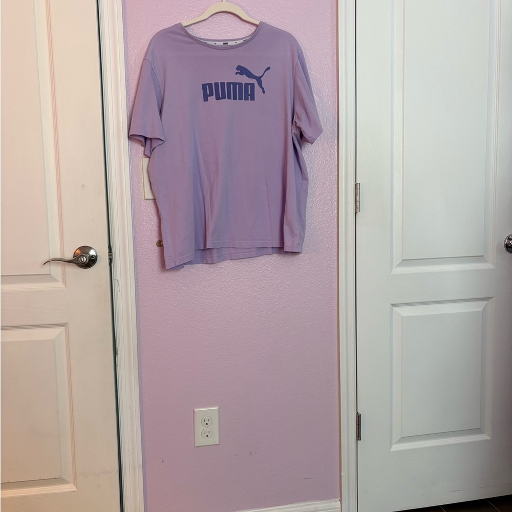 Puma Lavender Tee with Logo
